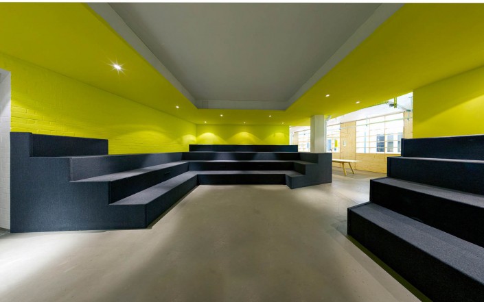 muesiemue Interiordesign, Coworking Office, Funktion und Design von handwerkplusdesign und Tonia Welter für betahaus in Berlin
