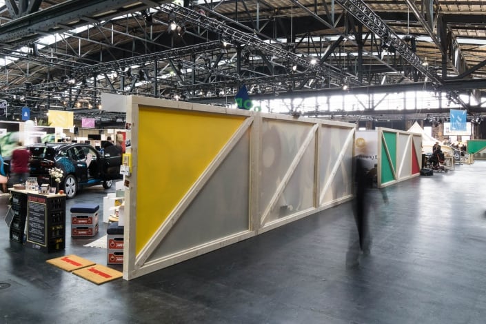 muesiemue Interiordesign, Event Design und Messebau, Funktion und Design von handwerkplusdesign und Thies Wulf für Berlin Travel Festival