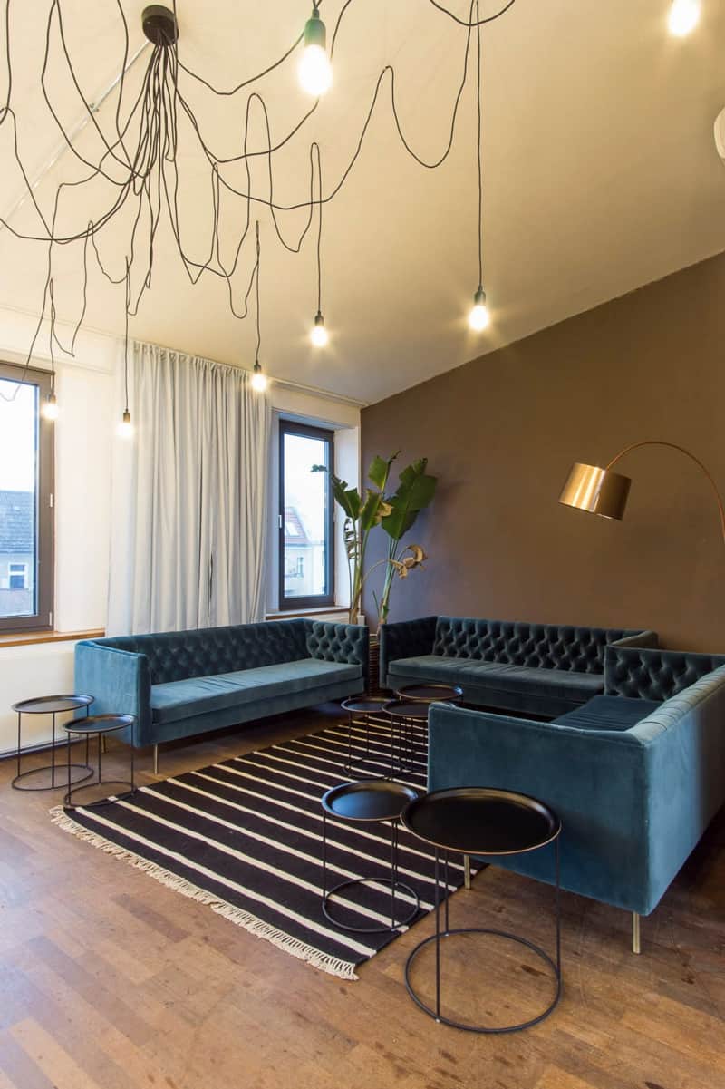 Lounge und Office, Interiordesign von Thies Wulf für flaconi Headquarter Berlin