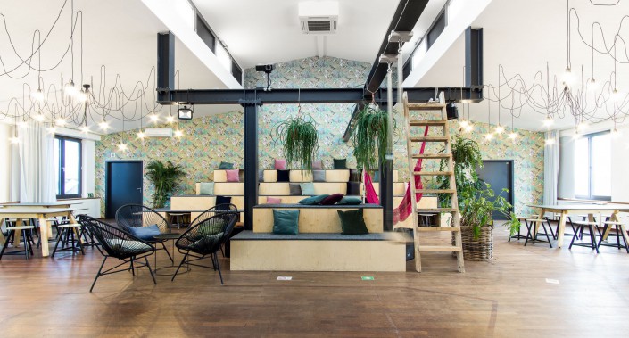 muesiemue Interiordesign, Funktion und Design von handwerkplusdesign und Thies Wulf für flaconi Headquarter
