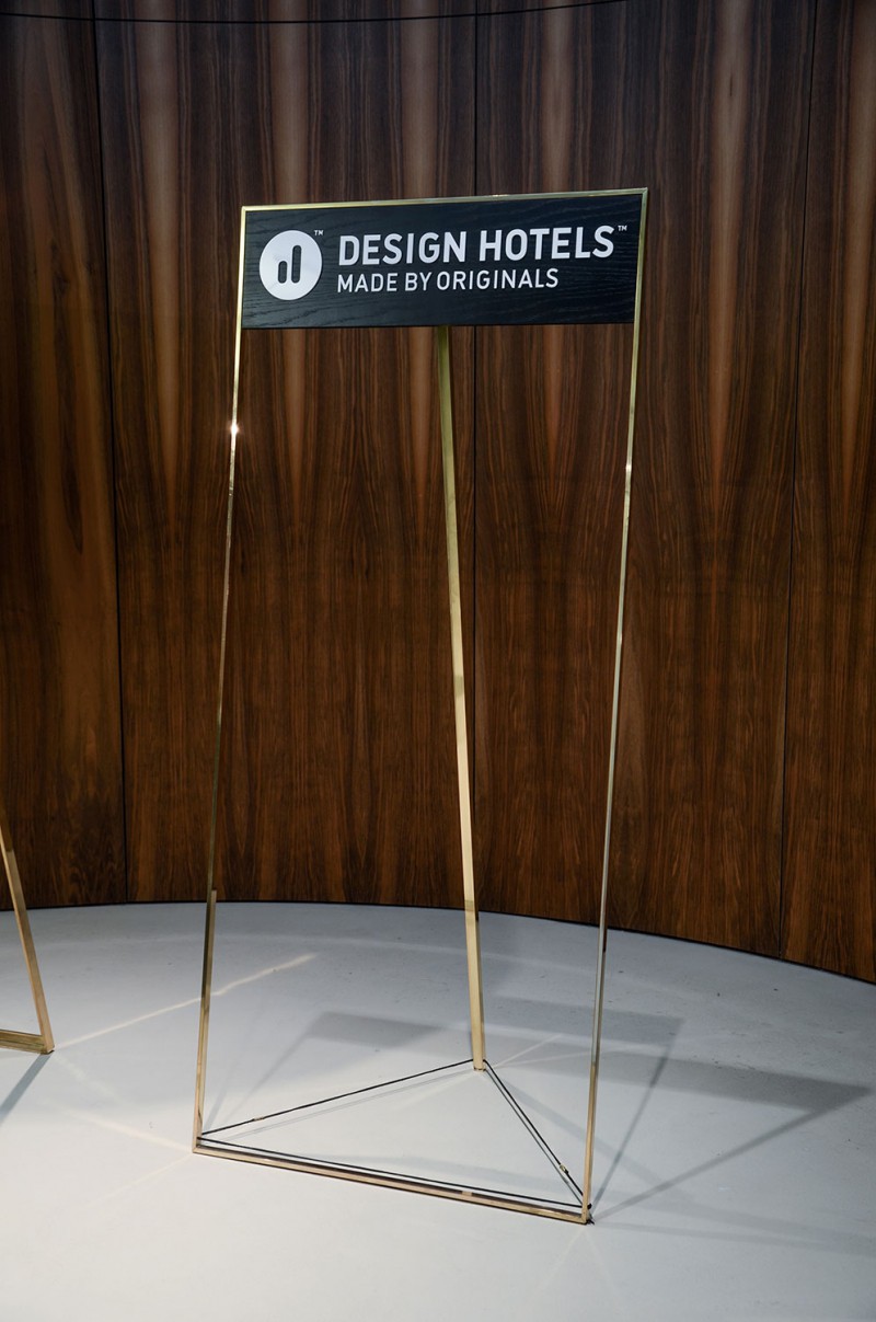 Ausstellungsdisplay von Thies Wulf für Design Hotels AG