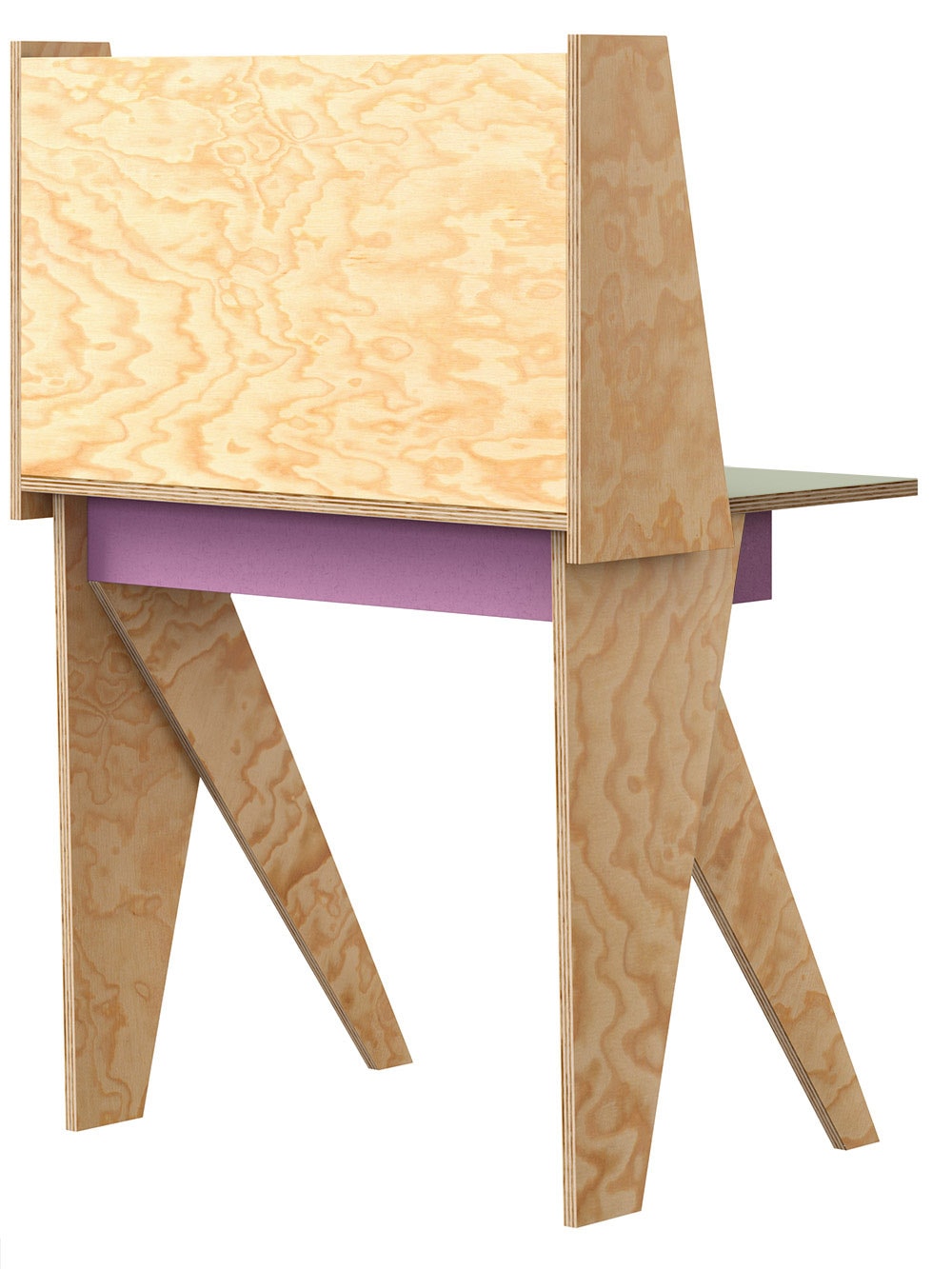 muesiemue Home Schooling Tisch von Tonia Welter, Tisch und Raumteiler elegant und kompakt vereint, in Seekiefer